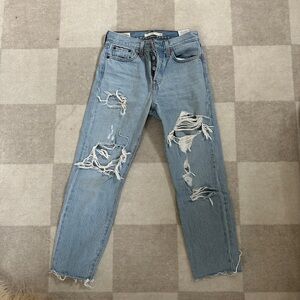 Levi’s Wedgie Straight Ankle Jeans